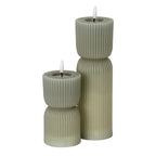 Natural Glow Carved LED Candle
