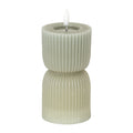Natural Glow Carved LED Candle