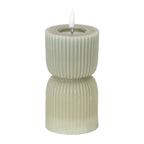 Natural Glow Carved LED Candle