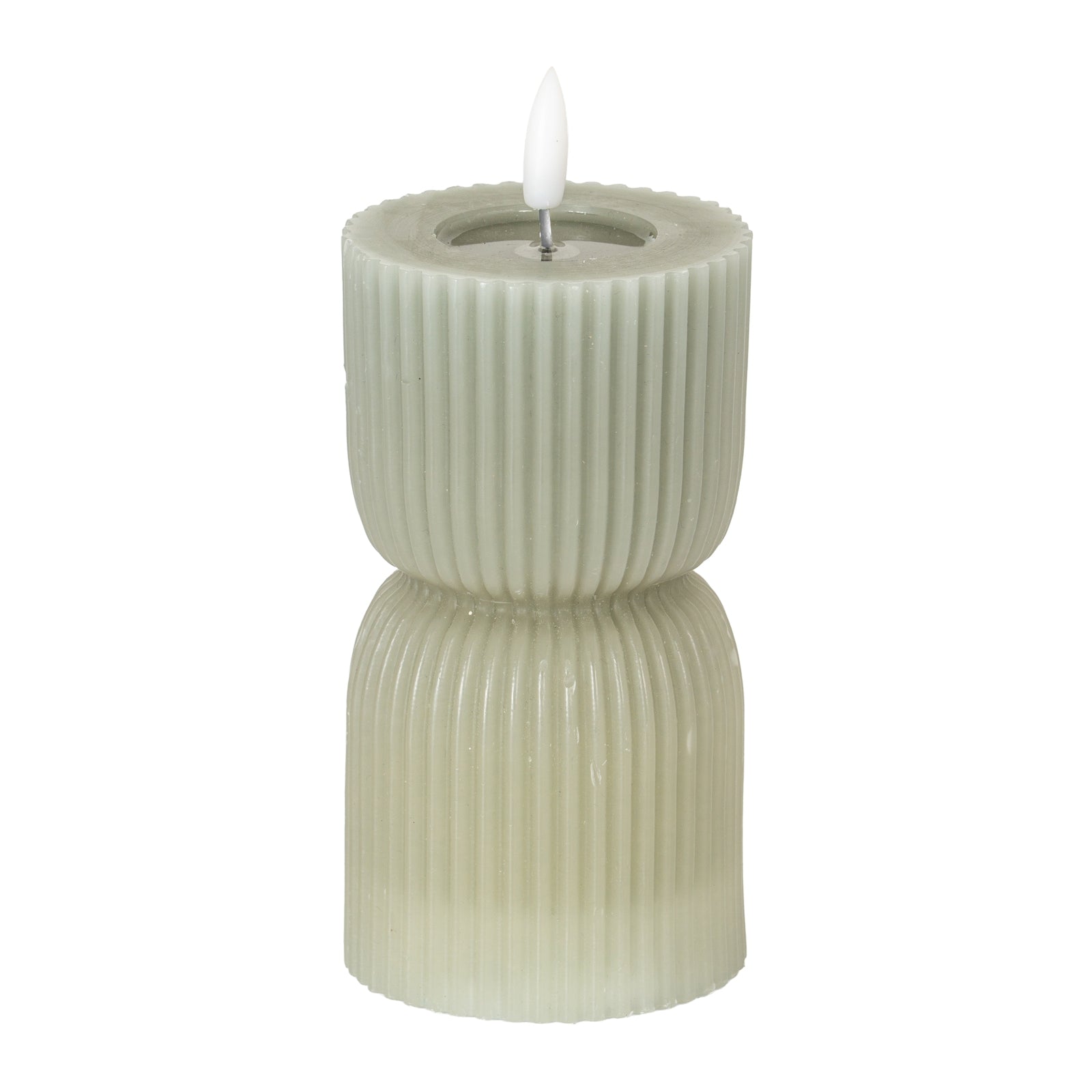 Natural Glow Carved LED Candle