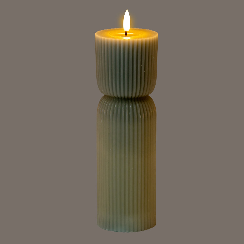Natural Glow Carved LED Candle