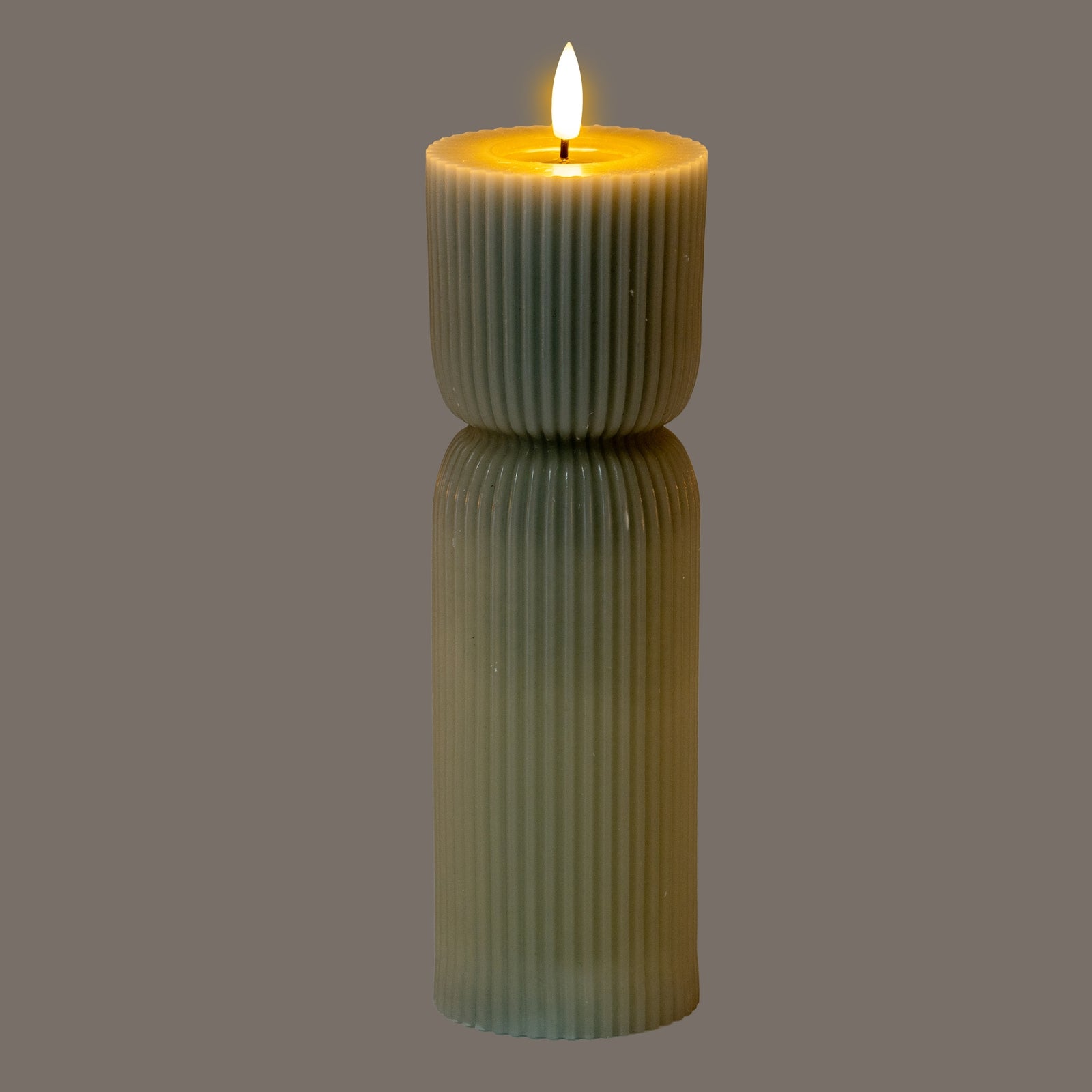 Natural Glow Carved LED Candle