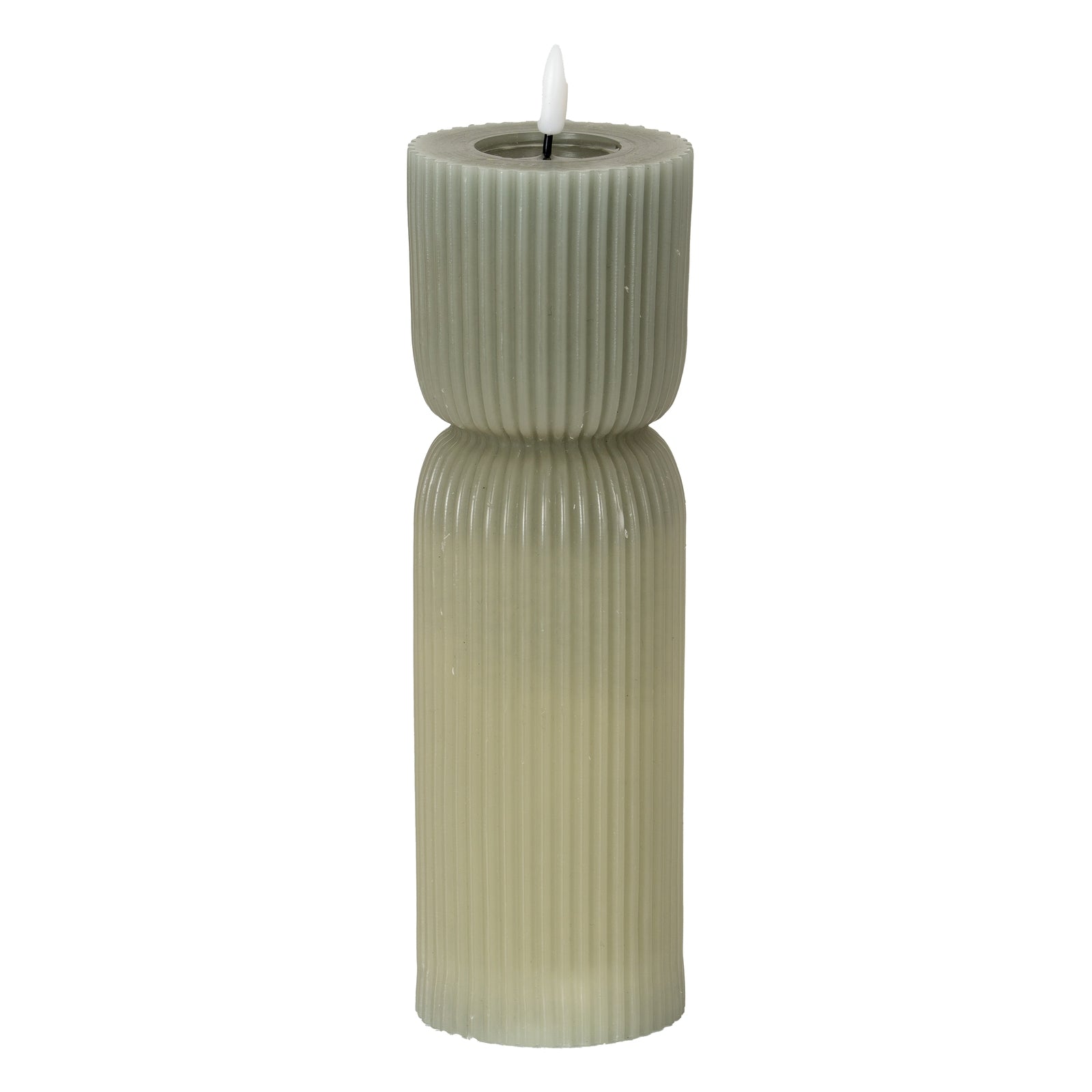 Natural Glow Carved LED Candle